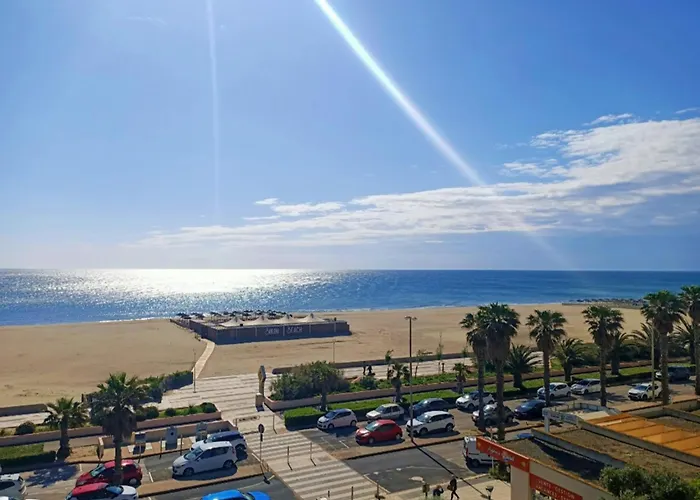 Lejlighed Canet-En-Roussillon : T3 Spacieux, 6 Personnes, Terrasse Panoramique - Fr-1-794-97 *